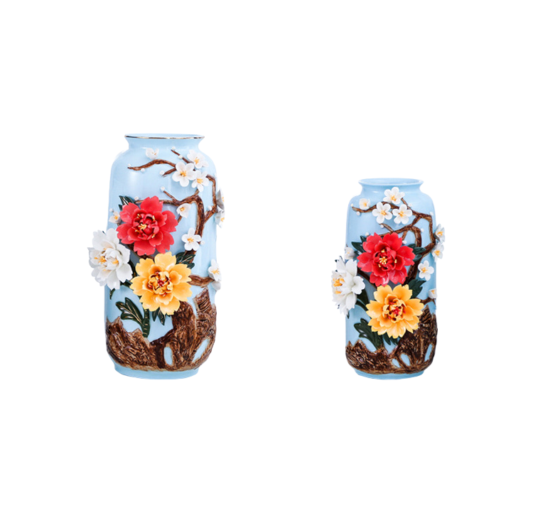Creative New Chinese Style Ceramic Vase Ornaments