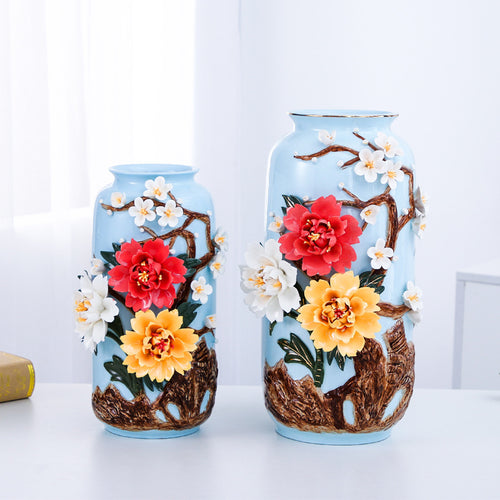 Creative New Chinese Style Ceramic Vase Ornaments
